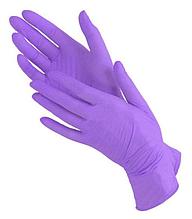 Перчатки нитриловые Nitrylex S (упак.:100шт) фиолетовый