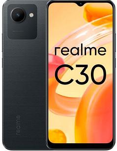 Смартфон Realme C30 32Gb 2Gb черный моноблок 3G 4G 6.5" 720x1600 Android 11 8Mpix 802.11 b/g/n GPS GSM900/1800