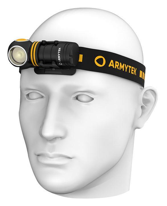 Фонарь Armytek Elf C1 Micro-USB черный/желтый лам.:светодиод. (F05002C)