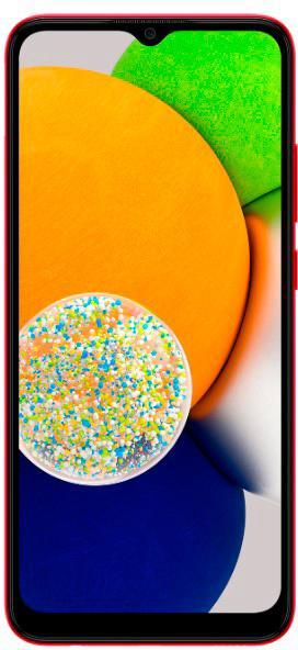 Смартфон Samsung SM-A035F Galaxy A03 64Gb 4Gb красный моноблок 3G 4G 6.5" 720x1600 Android 10 48Mpix 802.11