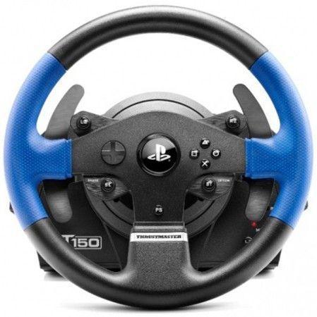 Руль ThrustMaster T150 RS EU VERSION 14кноп. (с педалями) черный/синий