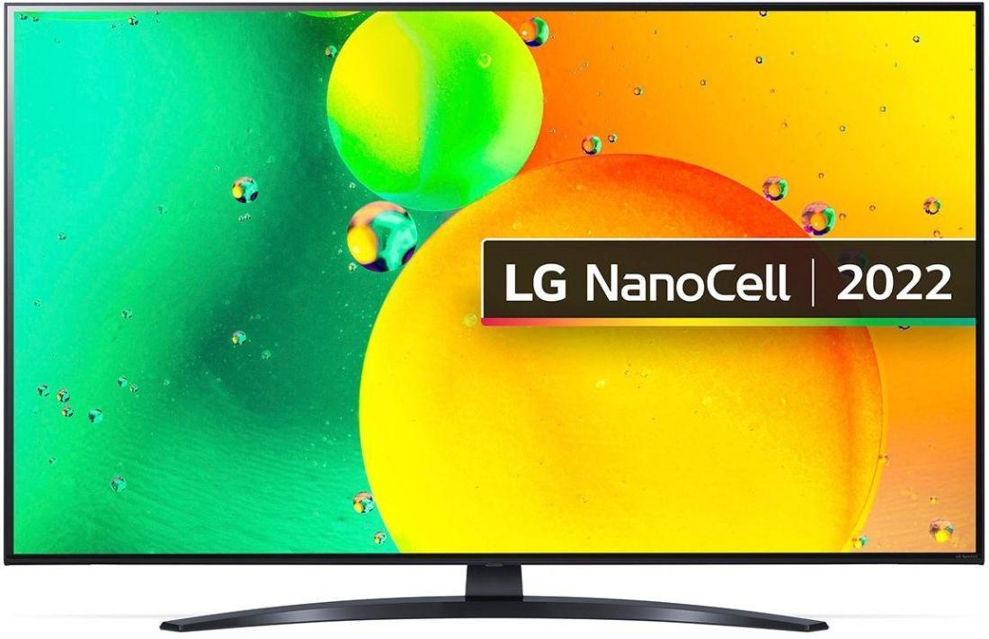 Телевизор LED LG 50" 50NANO766QA.ARUB синяя сажа 4K Ultra HD 60Hz DVB-T DVB-T2 DVB-C DVB-S DVB-S2 USB WiFi