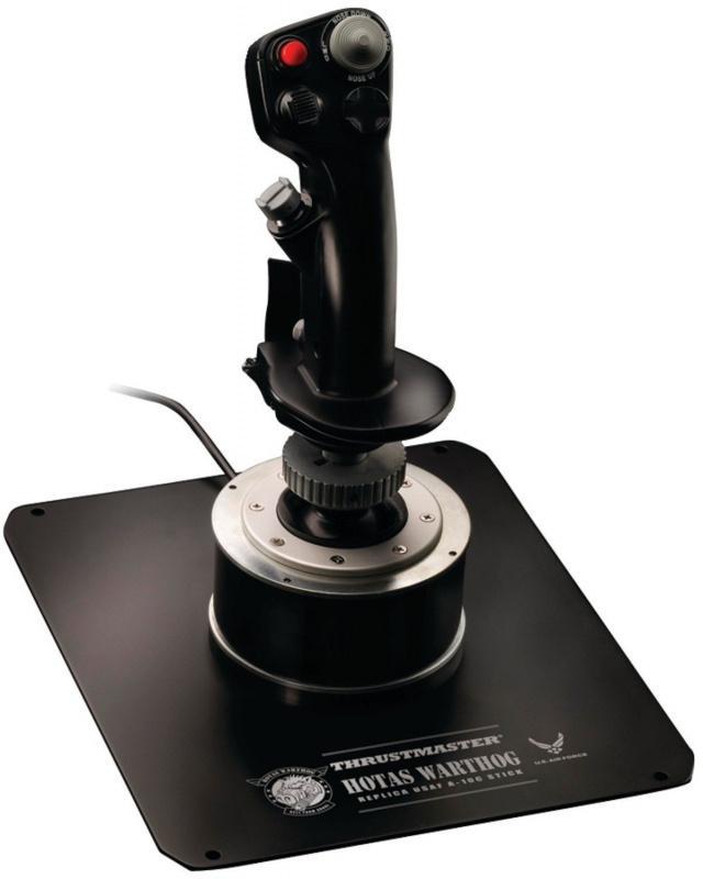 Джойстик ThrustMaster Warthog Flight Stick черный USB