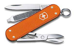 Нож перочинный Victorinox Alox Classic (0.6221.L21) 58мм 5функц. оранжевый подар.коробка