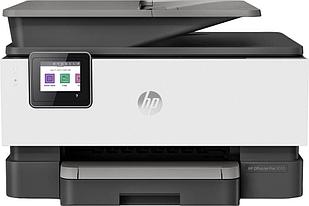 МФУ струйный HP Officejet Pro 9010 AiO (3UK83B) A4 Duplex WiFi USB RJ-45 белый/серый