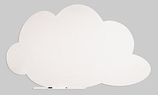 Доска магнитно-маркерная Rocada SkinColour Cloud 6451-9010 лак белый 100x150см