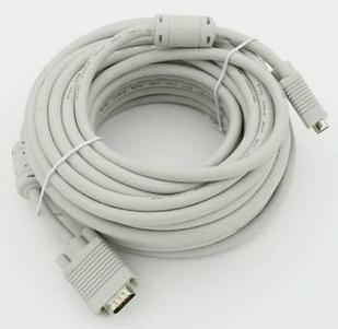 Кабель CABLE15 DB15 (m) DB15 (m) 15м феррит.кольца серый