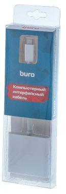 Переходник Buro BHP RET TPC-HDM USB Type-C (m) HDMI (f) USB 3.0 A(f) USB Type-C (f) белый