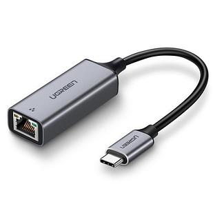 Адаптер UGREEN CM199 (50737) USB Type C to 10/100/1000M Ethernet Adapter. Цвет: серый космос