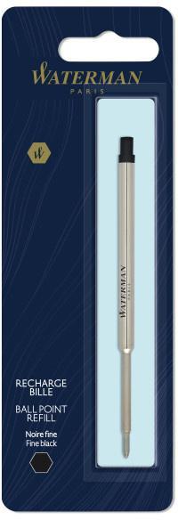 Стержень шариковый Waterman Standard Maxima (CW1964017) F 0.8мм черные чернила для ручек шариковых блистер