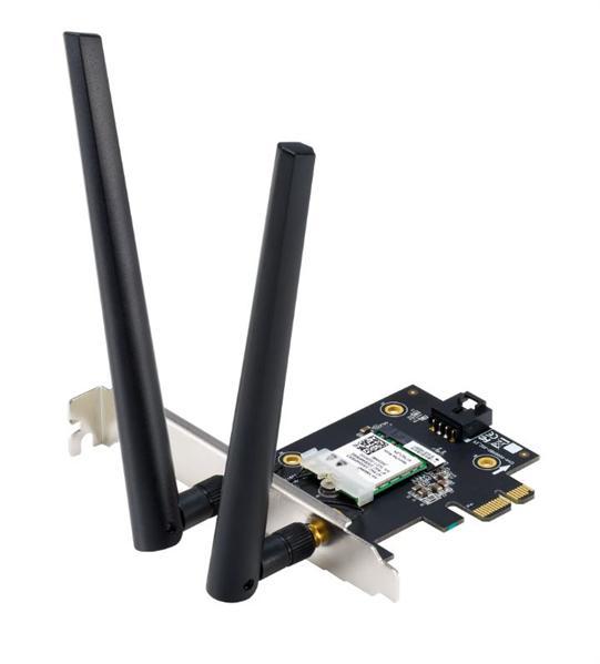 Сетевой адаптер WiFi + Bluetooth Asus PCE-AX1800 AX1800 PCI Express (ант.внеш.съем) 2ант.