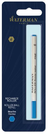 Стержень роллер Waterman (CW1964018) F 0.5мм синие чернила для ручек роллеров блистер (1шт)