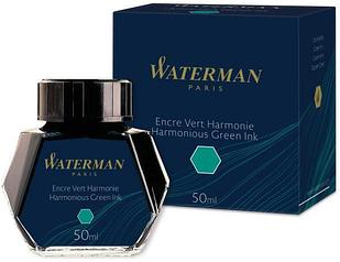 Флакон с чернилами Waterman (CWS0110770) Harmonious Green чернила зеленые чернила 50мл для ручек перьевых