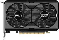 Видеокарта Palit PCI-E PA-GTX1650 GP OC 4G D6 NVIDIA GeForce GTX 1650 4096Mb 128 GDDR6 1410/12000 HDMIx1 DPx2