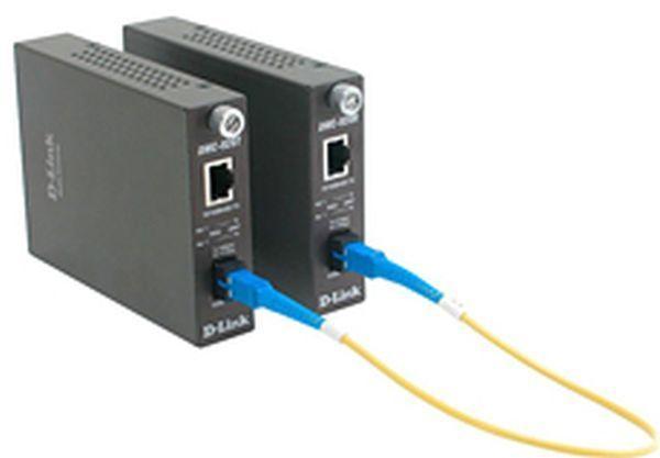 Медиаконвертер D-Link DMC-920T/B10A 1x10/100Base-TX 1x100Base-FX SC ТХ:1550nm RX:1310nm 20km