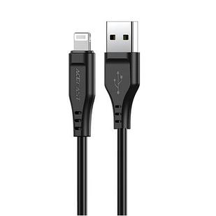 Кабель ACEFAST C3-02 USB-A to Lightning TPE charging data cable для подзарядки и передачи данных. Цвет: черный