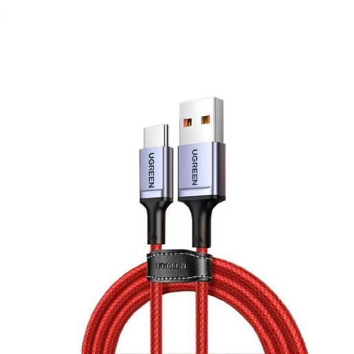 Кабель UGREEN US505 (20527) USB 2.0 to Type-C 6A Aluminium Alloy Cable. Длина: 1м. Цвет: красный