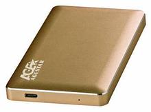 Внешний корпус для HDD AgeStar 3UB2A16C SATA USB3.0 алюминий золотистый 2.5"