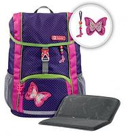 Ранец детский Step By Step Kid Shiny Butterfly фиолетовый/розовый 2 предмета