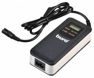 Блок питания Buro BUM-0065A90 автоматический 90W 15V-20V 11-connectors 5A 1xUSB 2.1A от бытовой электросети