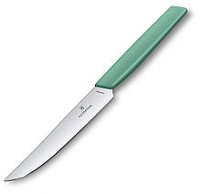 Нож кухонный Victorinox Swiss Modern (6.9006.1241) стальной столовый для стейка лезв.120мм прямая заточка