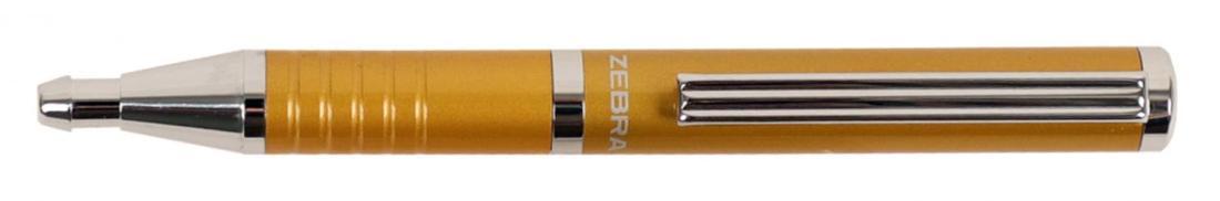 Ручка шариков. автоматическая Zebra Slide (23469-24) оранжевый d=0.7мм син. черн. подар.кор. сменный стержень