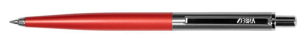 Ручка шариков. автоматическая Zebra 901 (83747) коралловый d=0.7мм син. черн. подар.кор. сменный стержень