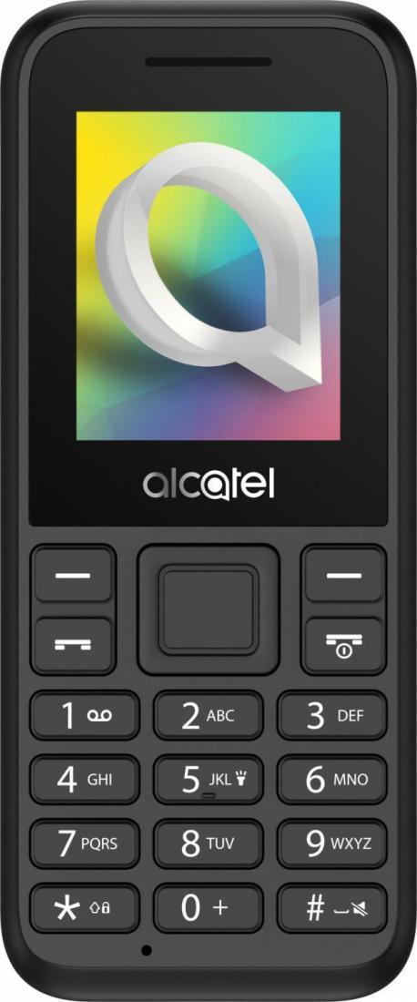 Мобильный телефон Alcatel 1068D черный моноблок 2Sim 1.8" 128x160 Nucleus 0.08Mpix GSM900/1800 GSM1900 MP3 FM