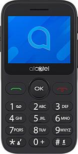 Мобильный телефон Alcatel 2020X серебристый моноблок 1Sim 2.4" 240x320 Nucleus 0.3Mpix GSM900/1800 GSM1900 FM