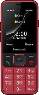 Мобильный телефон Panasonic TF200 32Mb красный моноблок 2Sim 2.4" 240x320 0.3Mpix GSM900/1800 MP3 FM microSD