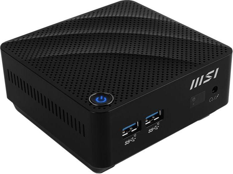 Неттоп MSI Cubi N JSL-041RU slim Cel N4500 (1.1) 4Gb SSD128Gb UHDG Windows 11 Professional GbitEth WiFi BT 65W