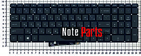 Клавиатура для ноутбука HP 15-ab черная