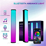 Музыкальный атмосферный RGB светильник Bluetooth D017, фото 2