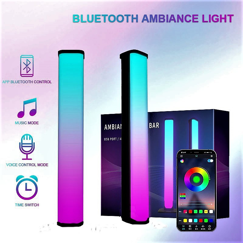 Музыкальный атмосферный RGB светильник Bluetooth D017 - фото 2 - id-p102079130