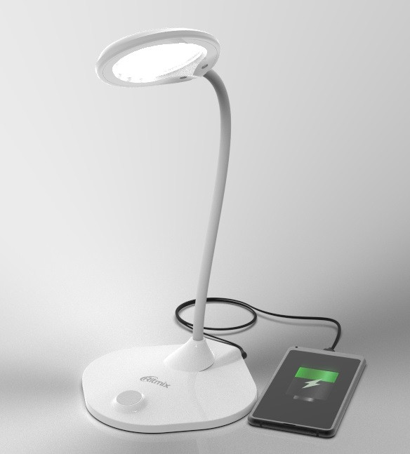 Настольная лампа Ritmix LED-610 белый - фото 1 - id-p105543468