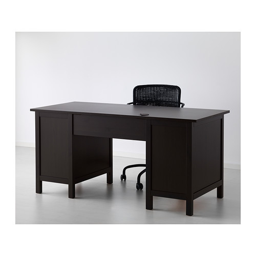Стол письменный ХЕМНЭС черно-коричневый ИКЕА, IKEA - фото 3 - id-p7606208