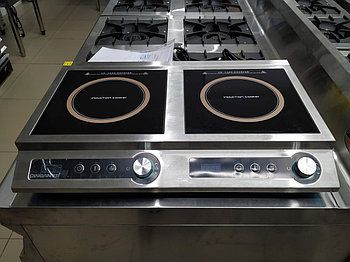 Плита индукционная настольная, мощность 3.5+3.5 кВт