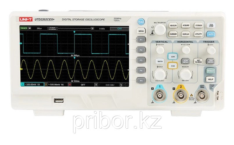UTD2202CEX+ Осциллограф 200МГц, 2-х канальный UNI-T - фото 2 - id-p105545467