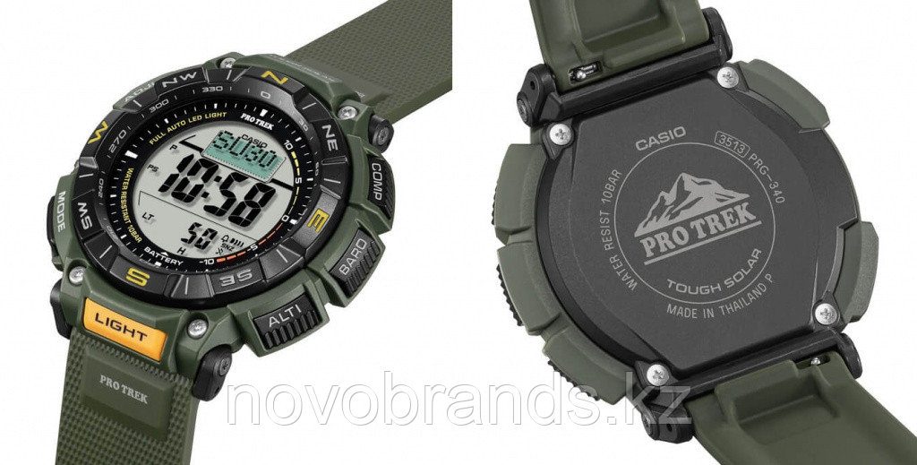 Часы Casio Pro Trek PRG-340-3DR - фото 10 - id-p105547008