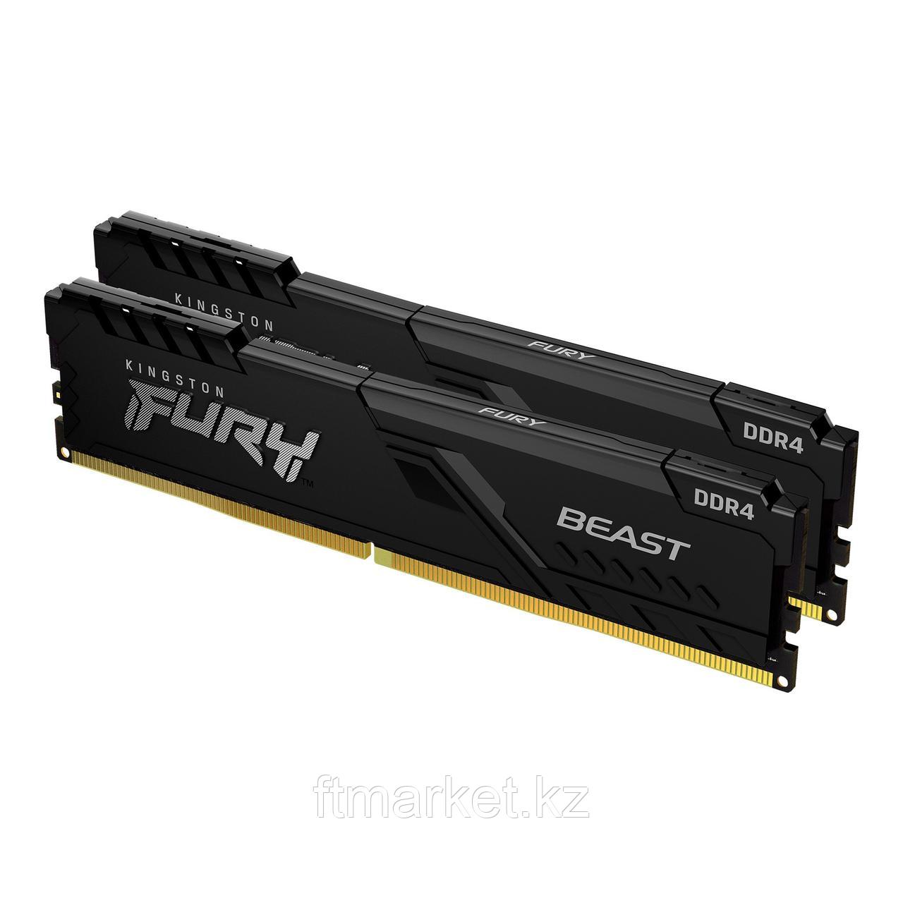 Память оперативная DDR4 Desktop Kingston Fury KF432C16BBK2/16, 16GB (Kit of 2)