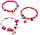 Набор для создания браслетов Make It Real Halo Charms Bracelets розовый, фото 2