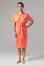 Халат-кимоно одноразовый SMS без рукавов оранжевый 10 шт/упк., ЧИСТОВЬЕ