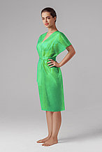 Халат-кимоно одноразовый SMS без рукавов салатовый шт/упк., ЧИСТОВЬЕ