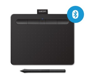 Графический планшет Wacom Intuos S Bluetooth Black черный - фото 1 - id-p105545123