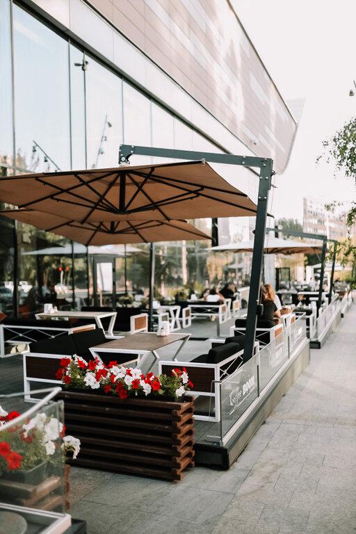 Уличный зонт для кафе и ресторана на боковой опоре - фото 2 - id-p100663453