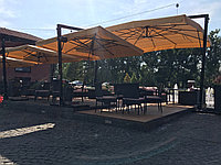 Зонт купол 2,5*2,5м на боковой опоре