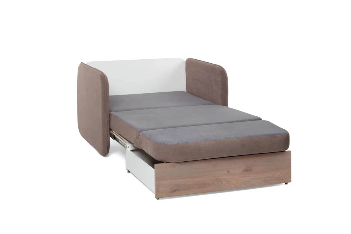 Кресло-кровать U-nix цвет капучино - фото 2 - id-p105549190