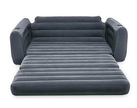 Диван-трансформер надувной раскладной INTEX PULL-OUT SOFA 66552 {203х224х66см, флоковое покрытие}, фото 3