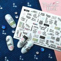 W128 Слайдер дизайн Fashion Nails