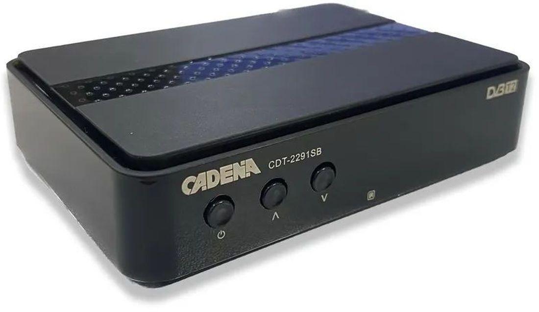 Ресивер DVB-T2 Cadena CDT-2291SB черный